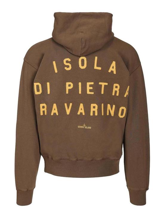 26SS 스톤 아일랜드 후드 티셔츠 6100002S0288V007C Dark Red - STONE ISLAND