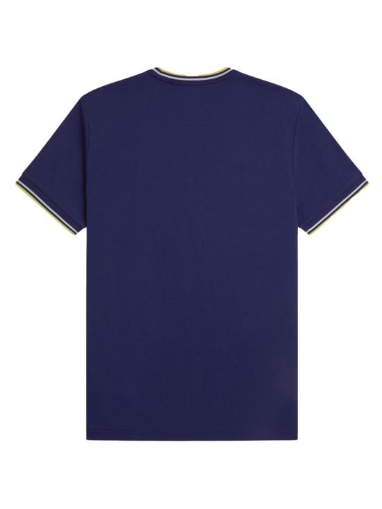 26FW 프레드페리 반팔 티셔츠 FP M1588V 58 83B BLUE - FRED PERRY