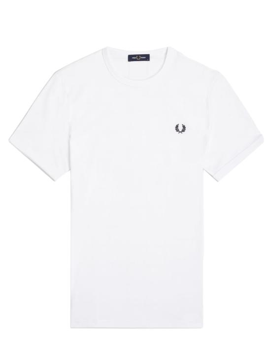 26FW 프레드페리 반팔 티셔츠 FP M3519 58 100 WHITE