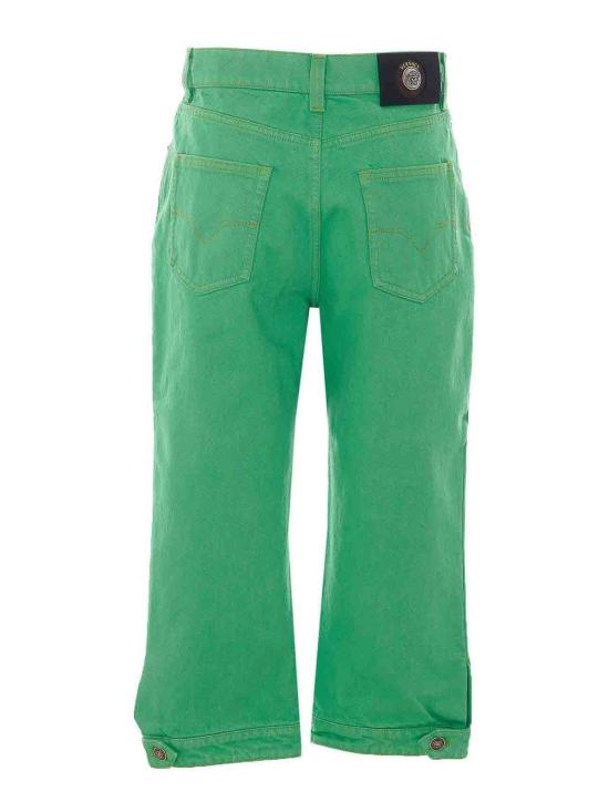 26SS 베르사체 스트레이트 팬츠 10237411A178711DB00 Green - VERSACE