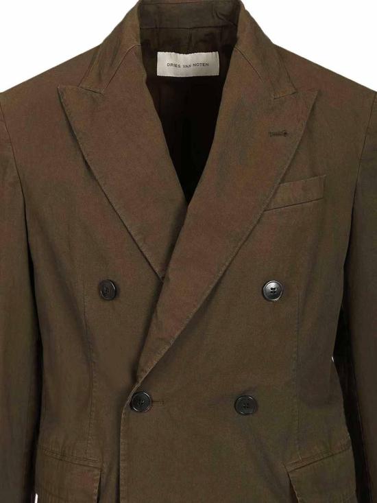 26SS 드리스 반 노튼 수트 자켓 26102040833216E15 Green - DRIES VAN NOTEN