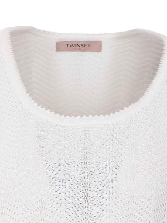 26SS 트윈셋 반팔 티셔츠 261TT305100282 White - TWINSET
