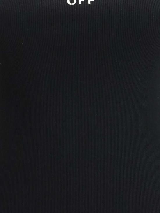 26SS 오프화이트 민소매 티셔츠 2AD072C99JER0021001 Black - OFF WHITE