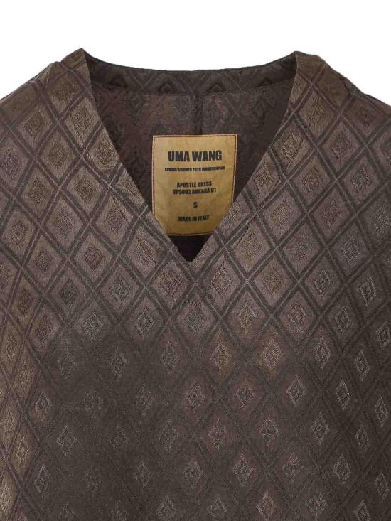 26SS 우마 왕 미디 원피스 UP5002UW690 Brown - UMA WANG