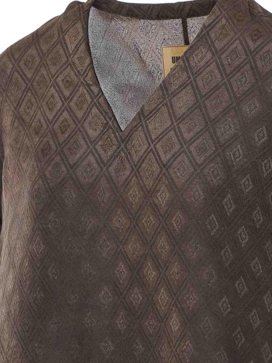 26SS 우마 왕 미디 원피스 UP5002UW690 Brown - UMA WANG