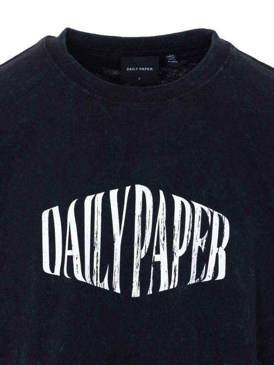 26SS 데일리 페이퍼 반팔 티셔츠 2610064BLACK Black - DAILY PAPER