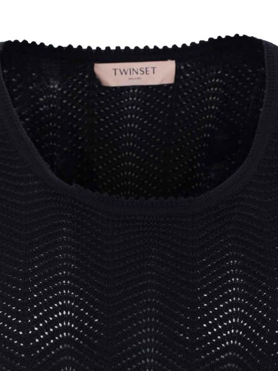 26SS 트윈셋 반팔 티셔츠 261TT305100006 Black - TWINSET