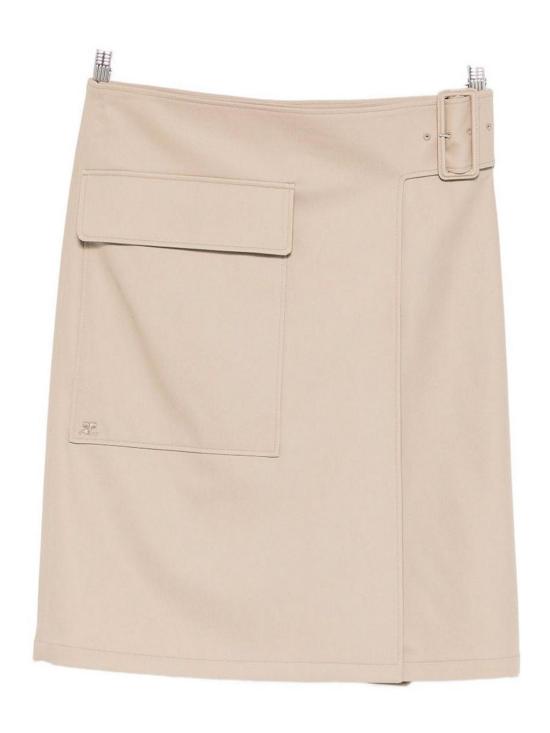 26SS 쿠레쥬 미디 스커트 126CJU343CO01341005 BEIGE