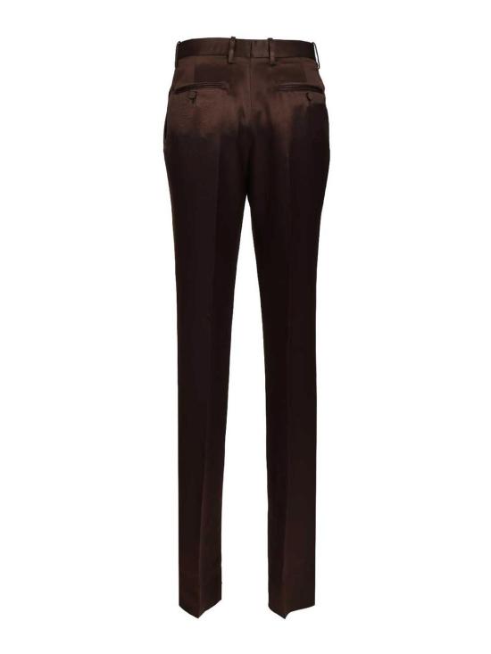 26SS 톰포드 스트레이트 팬츠 PAW688FAX1744ECH Brown - TOMFORD