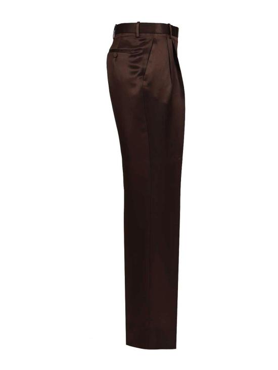 26SS 톰포드 스트레이트 팬츠 PAW688FAX1744ECH Brown - TOMFORD