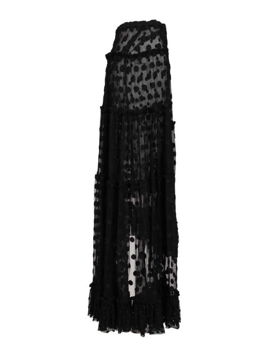 26SS 드리스 반 노튼 롱 스커트 26101084232919E15 Black - DRIES VAN NOTEN