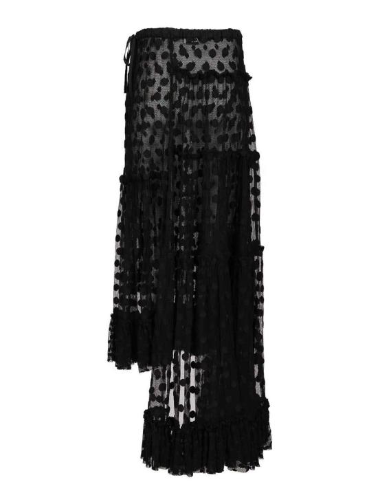 26SS 드리스 반 노튼 롱 스커트 26101084232919E15 Black - DRIES VAN NOTEN