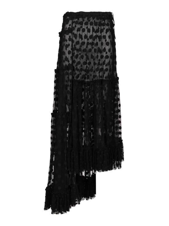 26SS 드리스 반 노튼 롱 스커트 26101084232919E15 Black