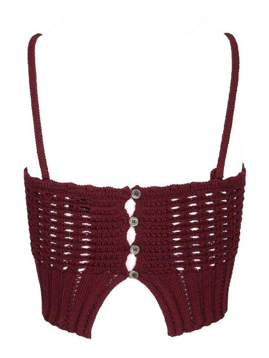 26SS 포르테포르테 민소매 티셔츠 14938F49M2543 Dark Red - FORTE FORTE