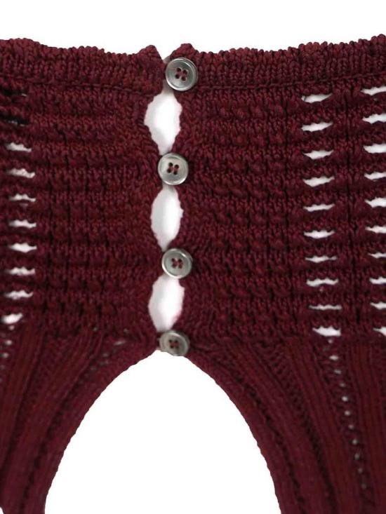 26SS 포르테포르테 민소매 티셔츠 14938F49M2543 Dark Red - FORTE FORTE