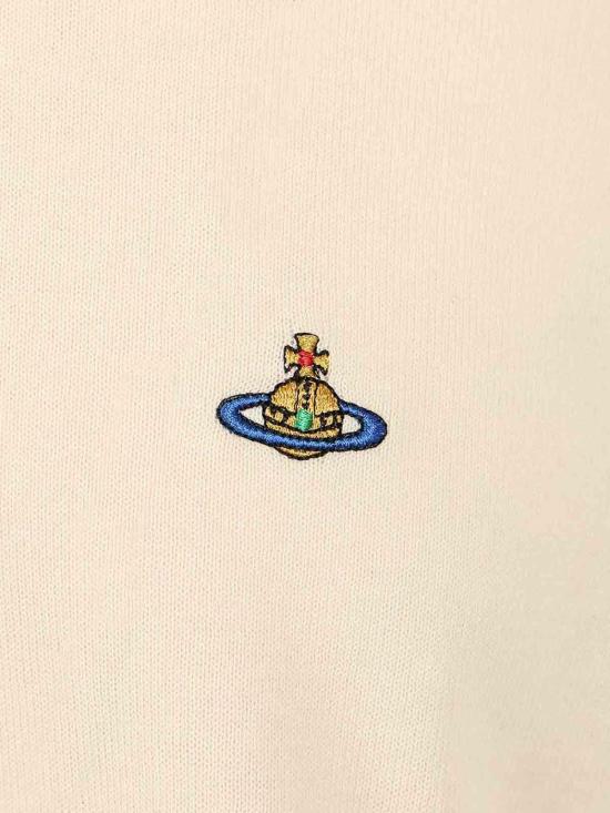 26SS 비비안웨스트우드 반팔 티셔츠 2701002GY003FA408 Beige - VIVIENNE WESTWOOD