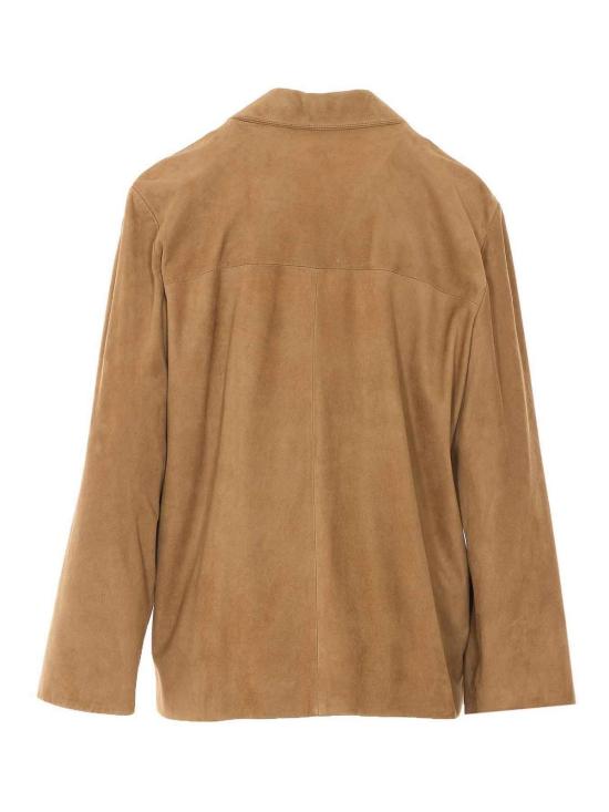 26SS 생로랑 가죽 자켓 860703YCUH22631 Beige - SAINT LAURENT