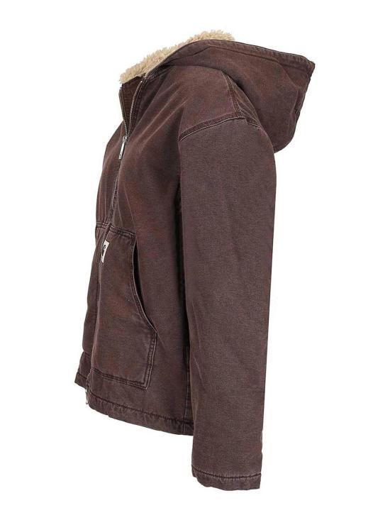 26SS 칼하트 WIP 후드 미치 자켓 I03631733H0J Brown - CARHARTT