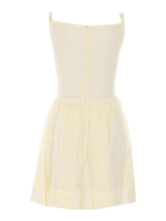26SS 비비안웨스트우드 미디 원피스 1101039HW01EHB408 Yellow - VIVIENNE WESTWOOD