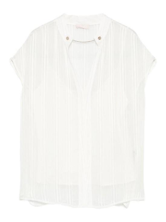 26SS 리우조 반팔 티셔츠 WA6470T413A10701BIANCOLANA White