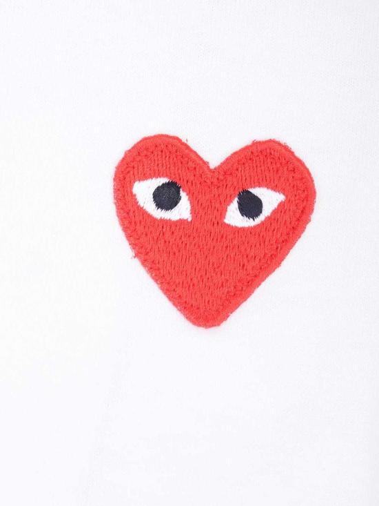 26FW 꼼데가르송 반팔 티셔츠 AXT1080512 WHITE - COMME DES GARCONS