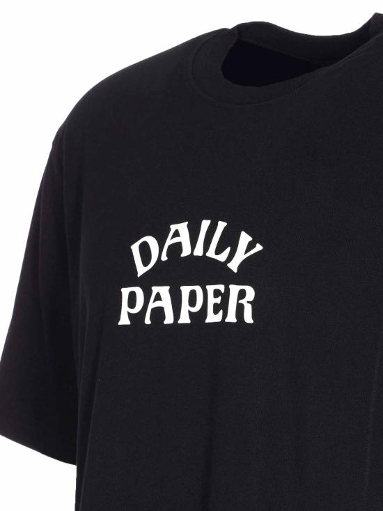 25FW 데일리 페이퍼 반팔 티셔츠 2521125BLACK Black - DAILY PAPER
