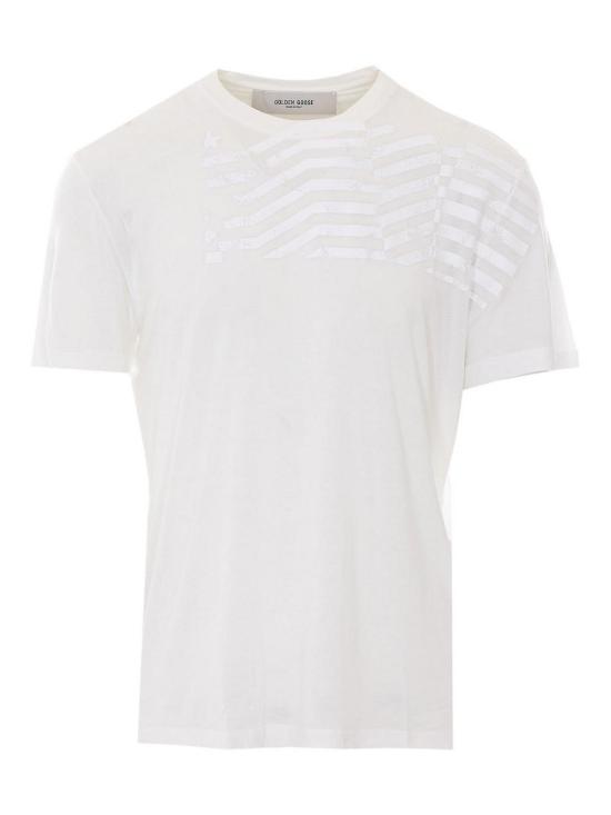 26SS 골든구스 반팔 티셔츠 GUP01220P00252610359 White