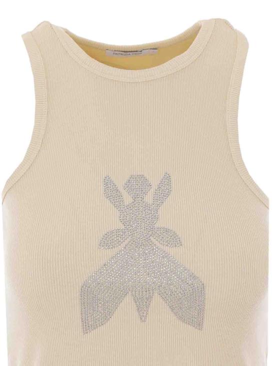 26SS 파트리지아페페 민소매 티셔츠 8M1768J373W413 White - PATRIZIA PEPE