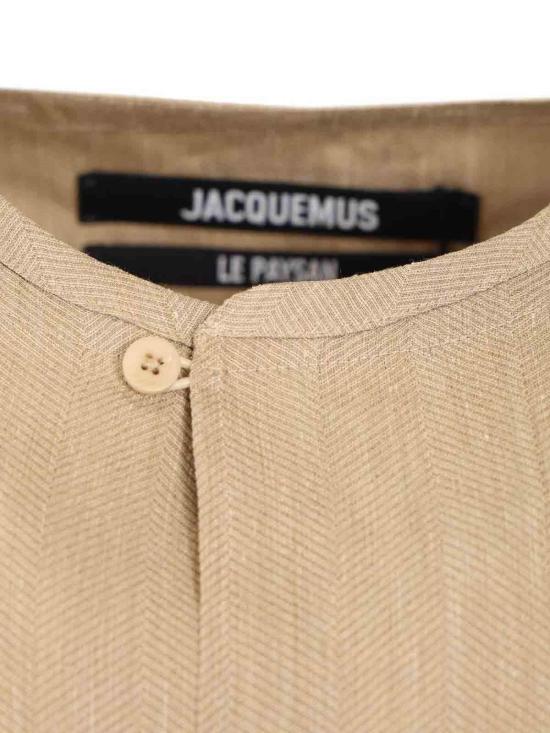 26SS 자크뮈스 긴팔 셔츠 26ESHM00615AW00738150 Beige - JACQUEMUS