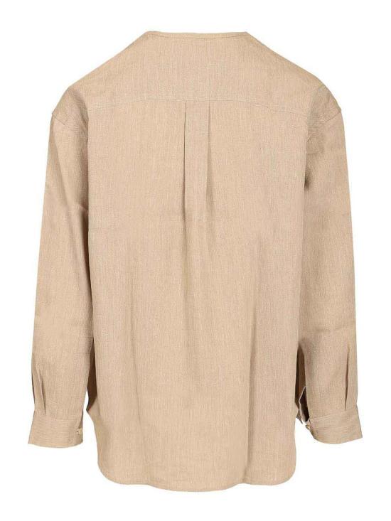 26SS 자크뮈스 긴팔 셔츠 26ESHM00615AW00738150 Beige - JACQUEMUS