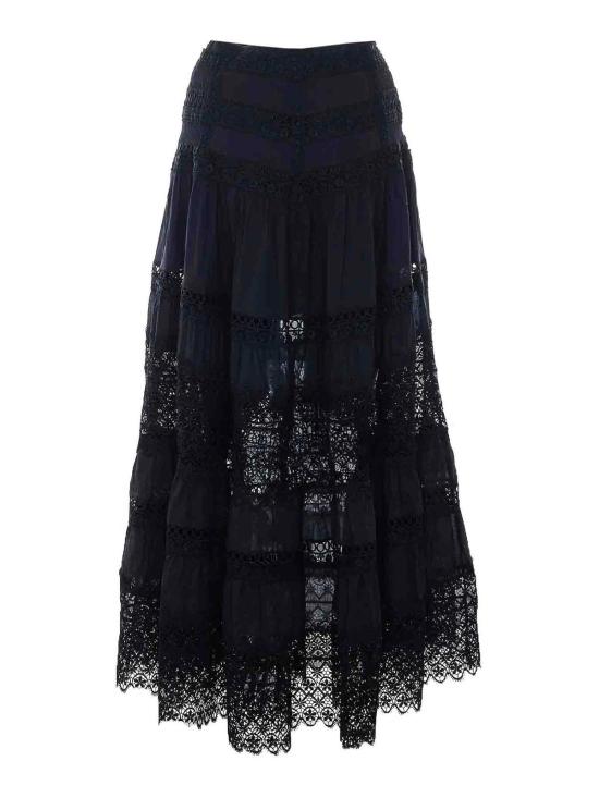 26SS 차로루이즈 롱 스커트 261402BLACK Black - CHARORUIZ