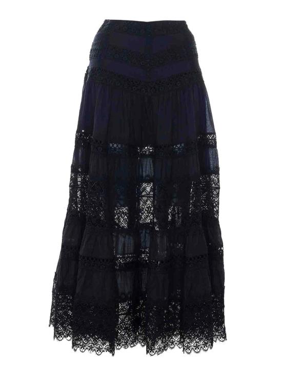 26SS 차로루이즈 롱 스커트 261402BLACK Black