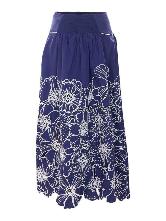 26SS 팜 리오 롱 스커트 349119L0003 Blue - FARM RIO