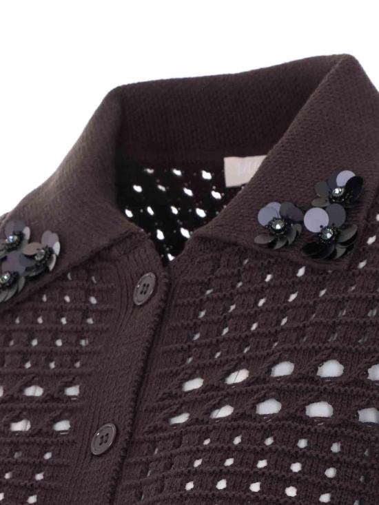26SS 리우조 반팔 티셔츠 WA6325MA79R91109 Brown - LIU JO