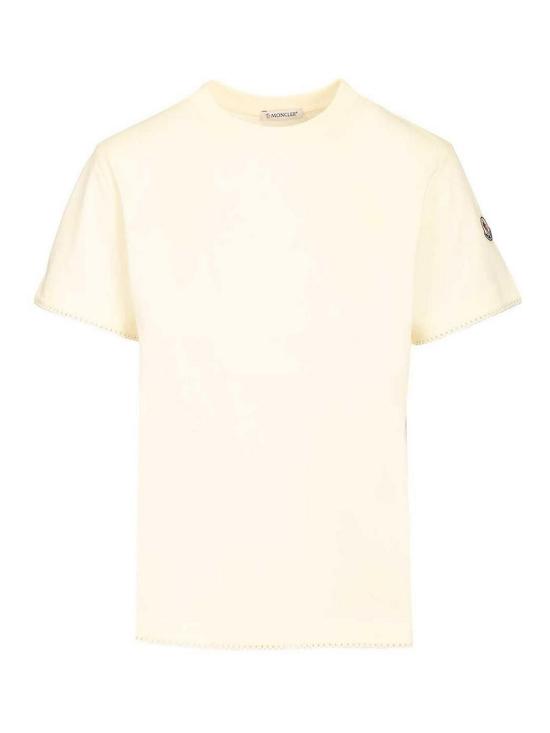 26SS 몽클레어 반팔 티셔츠 L10938C0002789AUO034 White