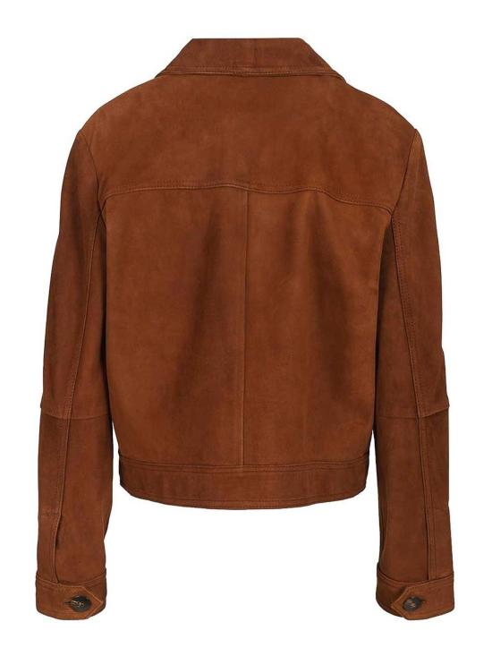 26SS 막스마라 스튜디오 가죽 자켓 26164410216E15 Brown - MAX MARA STUDIO