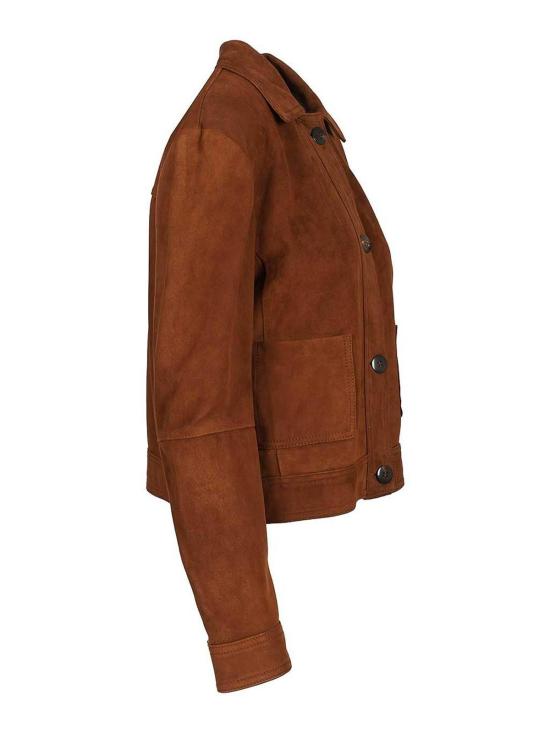 26SS 막스마라 스튜디오 가죽 자켓 26164410216E15 Brown - MAX MARA STUDIO
