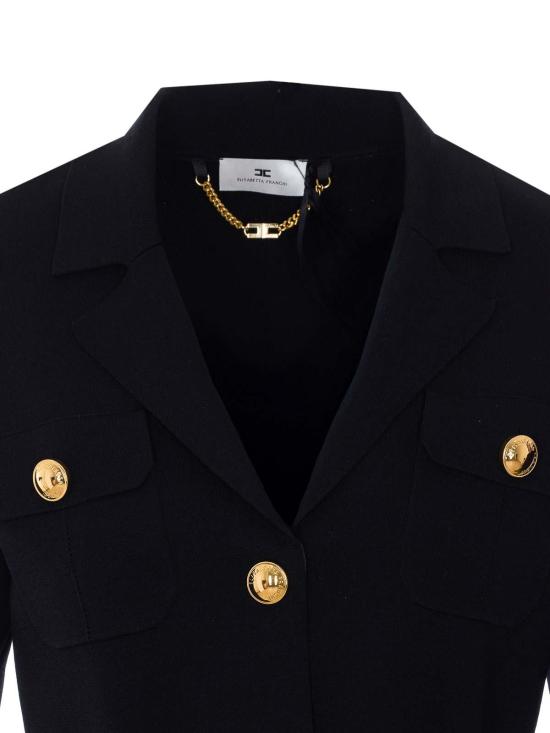 26SS 엘리자베타프랜치 패딩 MK10B62E2110 Black - ELISABETTA FRANCHI