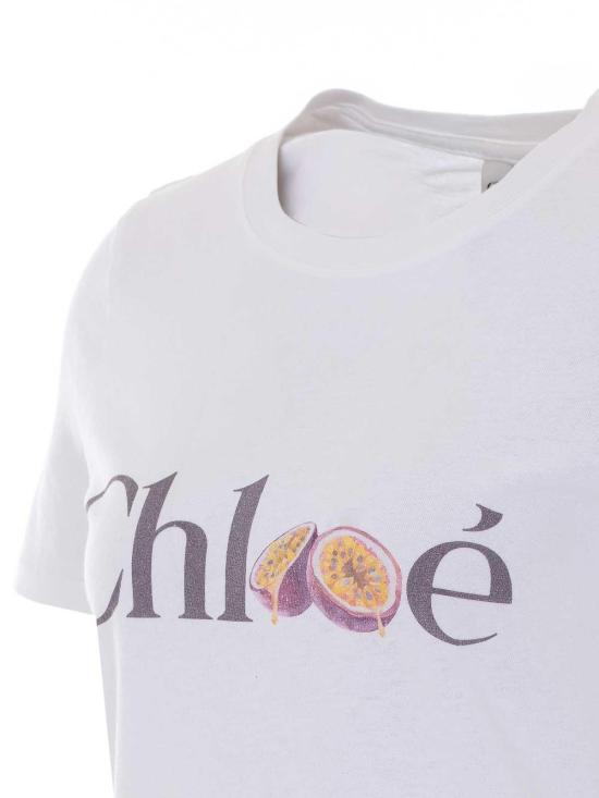 26SS 끌로에 반팔 티셔츠 26SJH08197101 White - CHLOE
