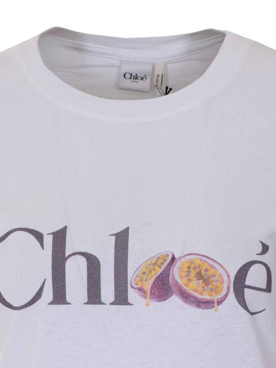 26SS 끌로에 반팔 티셔츠 26SJH08197101 White - CHLOE