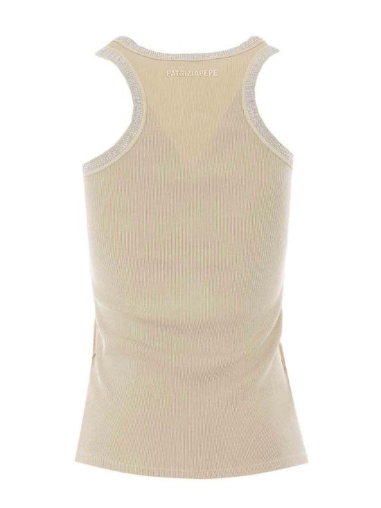 26SS 파트리지아페페 민소매 티셔츠 8M1787J373B877 Beige - PATRIZIA PEPE