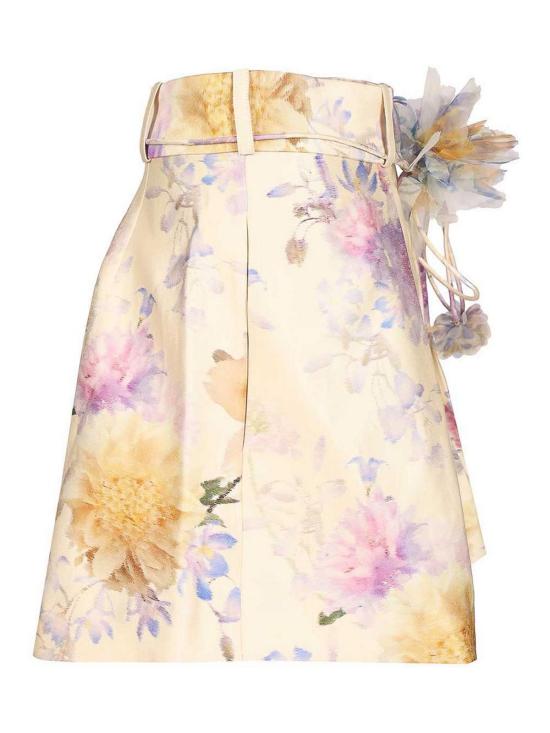 26SS 짐머만 숏 스커트 7922AS261CRDA Multicolour - ZIMMERMANN