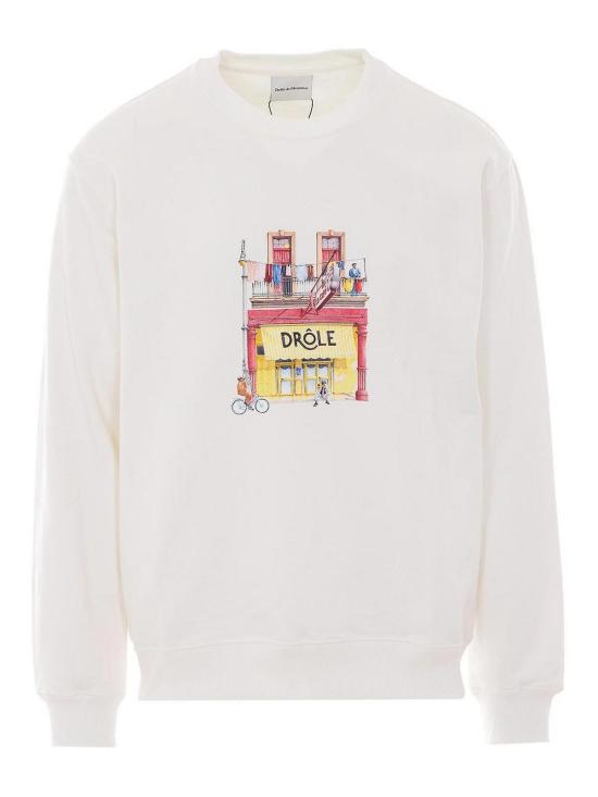 26SS 드롤드무슈 긴팔 티셔츠 SW201CO127OW White