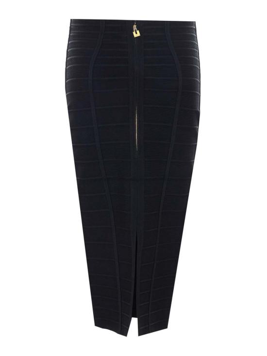 26SS 엘리자베타프랜치 미디 스커트 GK30D62E2110 Black - ELISABETTA FRANCHI