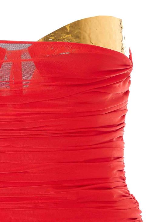 26SS 엘리자베타프랜치 롱 원피스 ABR3562E2FG2 Red - ELISABETTA FRANCHI