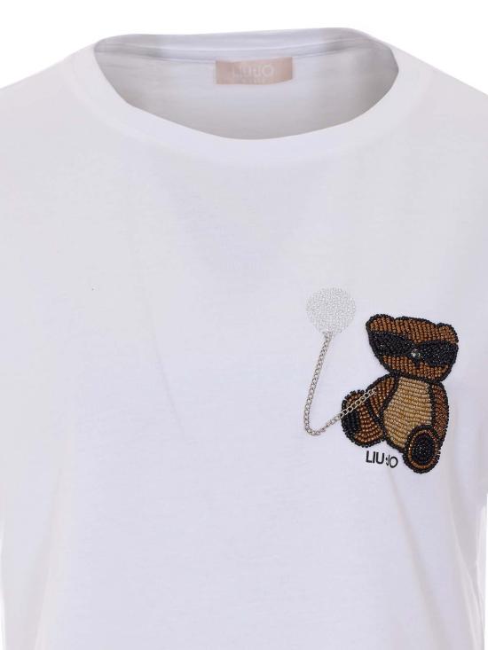 26SS 리우조 반팔 티셔츠 WA6414JS923P9430 White - LIU JO