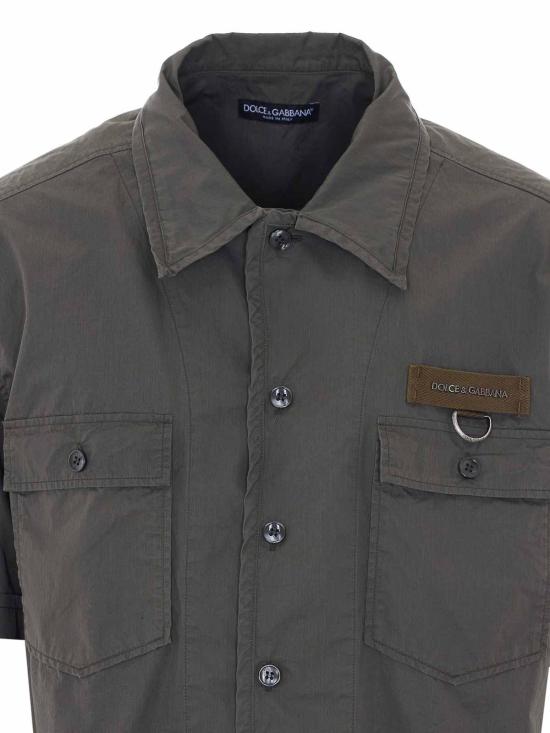 26SS 돌체앤가바나 반팔 셔츠 G50E3TFU5YPN0755 Grey - DOLCE & GABBANA