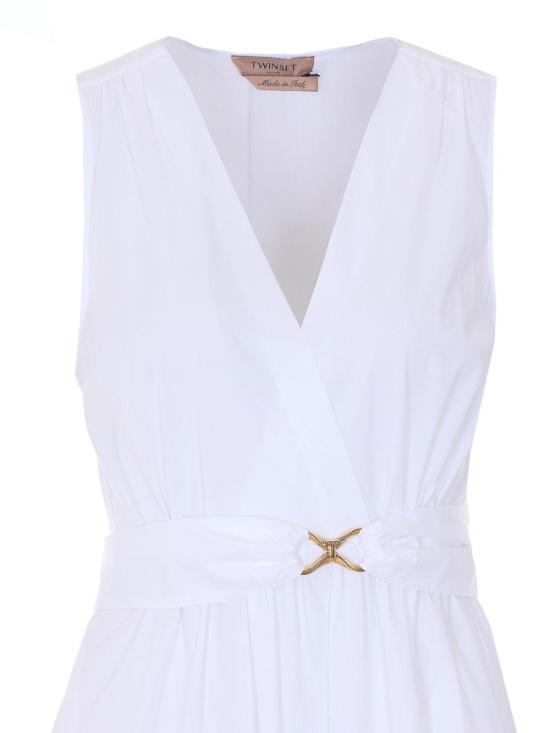 26SS 트윈셋 미디 원피스 261TT216100001 White - TWINSET