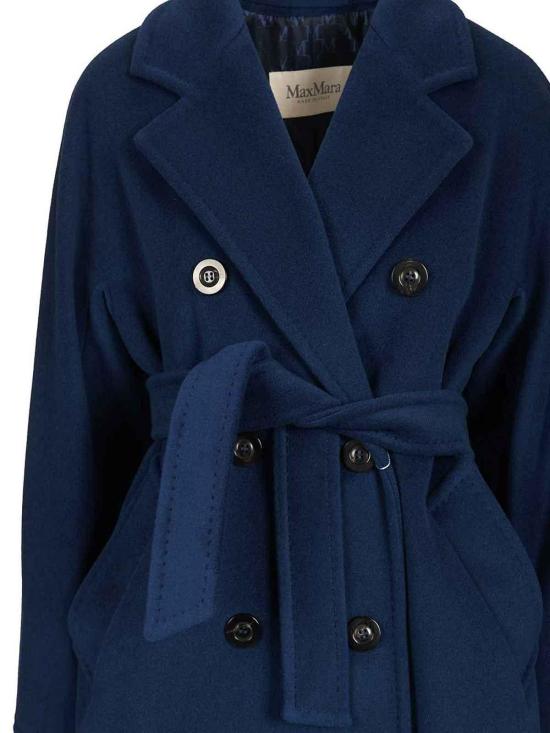 26SS 막스마라 마담 더블 브레스티드 코트 261101801160008E15 Blue - MAX MARA