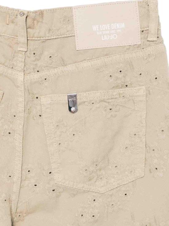 26SS 리우조 스트레이트 팬츠 WA6273T447A61107ALUMINUM Beige - LIU JO
